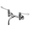 Markwik Wall Mounted Extended Lever Mixer Tap With Single Flow Nozzle