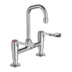 Markwik Extended Lever Pillar Mixer Tap