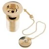 Gold Basin Waste Plug And Chain | Gold Bathroom Spares