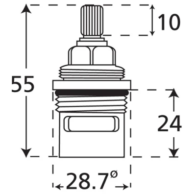 Unknown Single Quarter Turn Tap Valve - 3/4" BSP Thread 3 Unknown Single Quarter Turn Tap Valve - 3/4" BSP Thread - Image 3