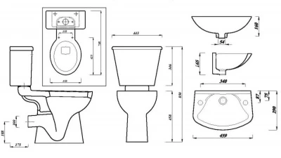 Care Series Lever Doc M 'Close Coupled' Toilet Pack 2 Care Series Lever Doc M 'Close Coupled' Toilet Pack - Image 2