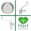 HART Compact Round Dental Sink Pack