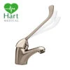 HART Extended Single Lever Medical Basin Tap - Brushed Nickel
