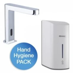 HART Bristan S3 Sensor Tap With Genwec Sensor Soap Dispenser