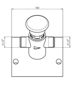 Hart Commercial Easy Access Foot Control -Bathroom Supplies Store Hart Easy Access Foot Control2