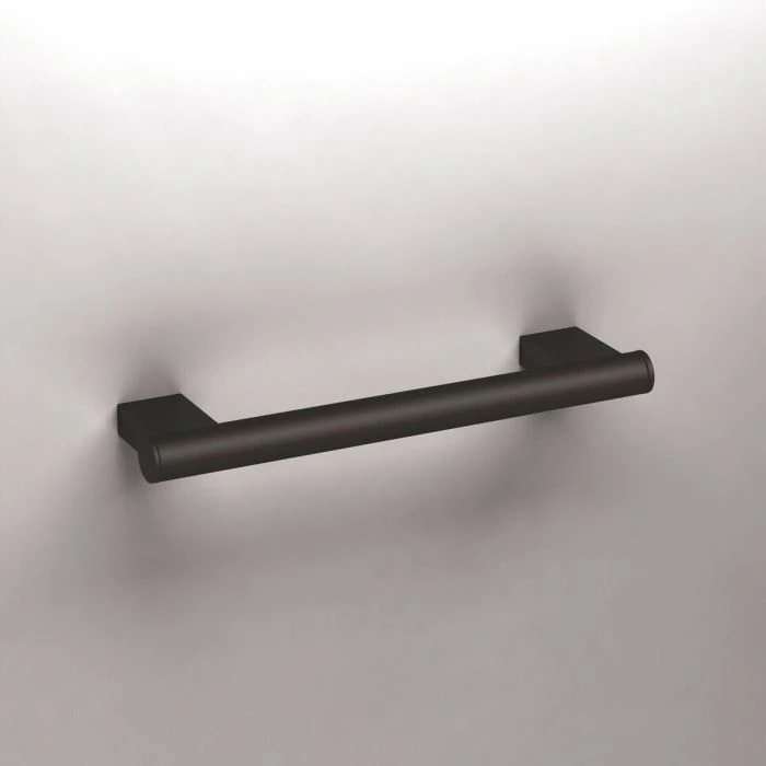 Lux Designer Black Grab Rail - Straight Black Grab Bar 1 Lux Designer Black Grab Rail - Straight Black Grab Bar