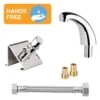 HART Exposed Foot Flow Control And Fixed Spout Set | Touchless Handwashing Set