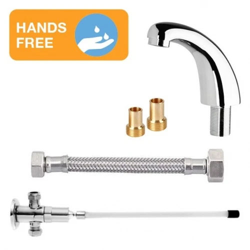 HART Knee Operated Flow Control And Fixed Spout Set | Hands Free Washing 1 HART Knee Operated Flow Control And Fixed Spout Set | Hands Free Washing