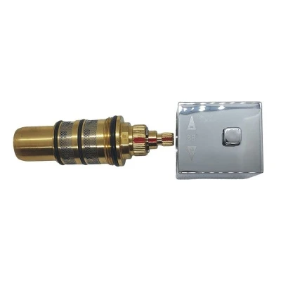 Replacement Compact Thermostatic Cartridge & Handle 1 Replacement Compact Thermostatic Cartridge & Handle