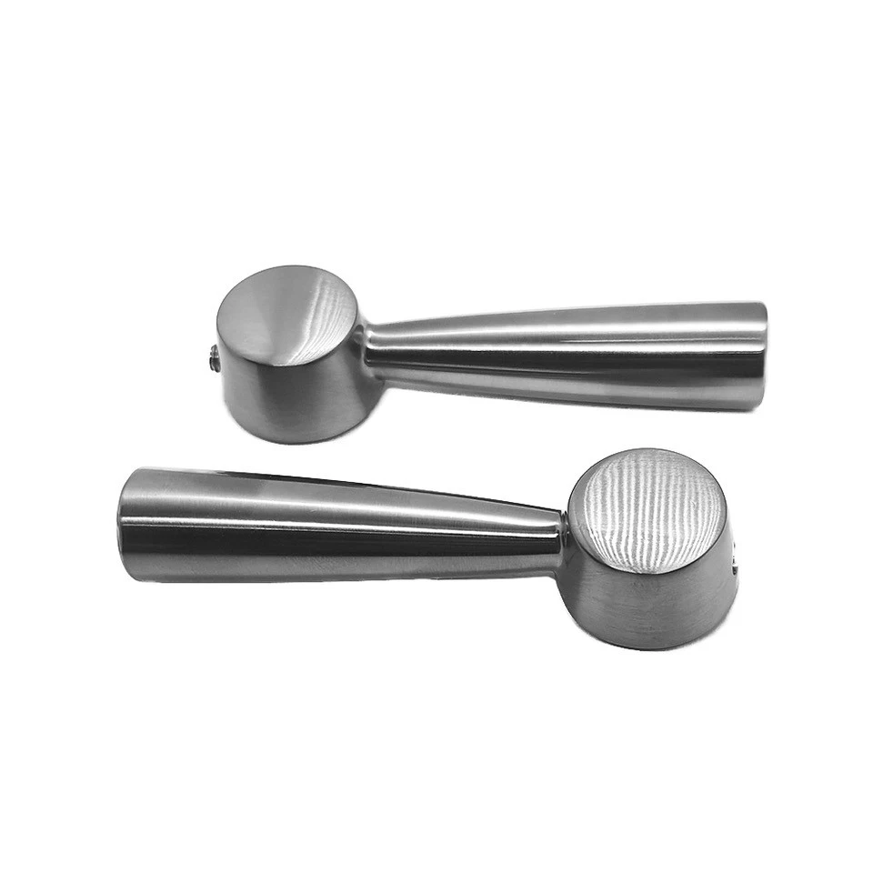 Replacement 28 Teeth Sink Tap Handles - Brushed Nickel 1 Replacement 28 Teeth Sink Tap Handles - Brushed Nickel