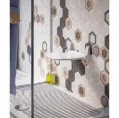 Sound Wall Fitted Shower Seat - White 5 Sound Wall Fitted Shower Seat - White -Bathroom Supplies Store Sound Shower Seat2