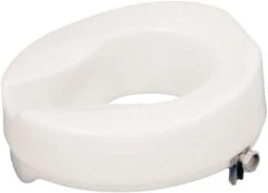 Ashby Easy Fit Raised Toilet Seat - 15cm (6") Height Seat