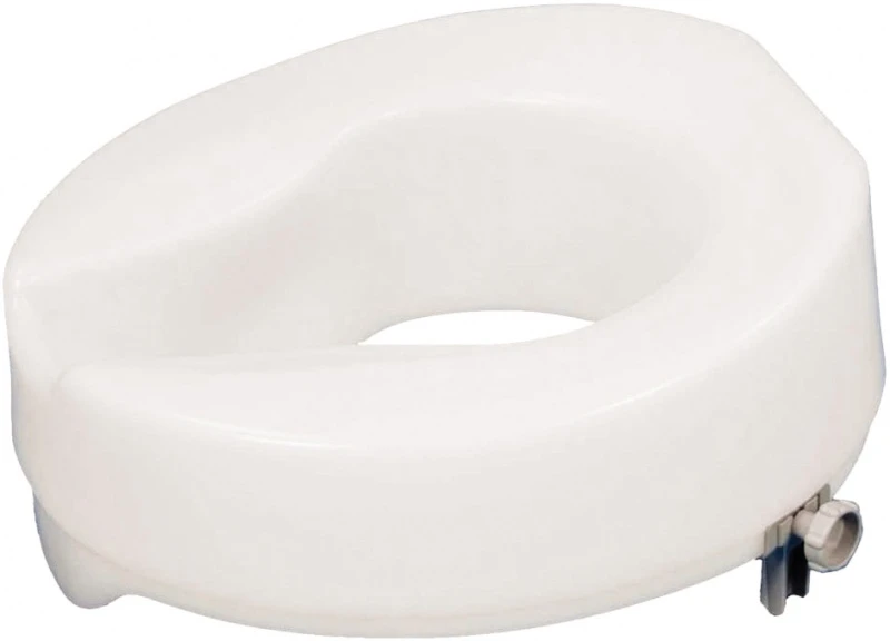 Ashby Easy Fit Raised Toilet Seat - 15cm (6") Height Seat