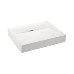 HEWI Composite Washbasin White Square - No Tap Hole