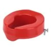 Ashby Easy Fit Raised Toilet Seat - 50mm (2") Height Seat - Red