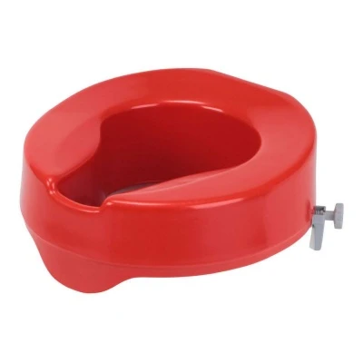 Ashby Easy Fit Raised Toilet Seat - 50mm (2") Height Seat - Red 1 Ashby Easy Fit Raised Toilet Seat - 50mm (2") Height Seat - Red