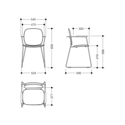 HEWI Universal Bath Chair - Black 2 HEWI Universal Bath Chair - Black - Image 2