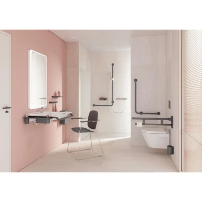 HEWI Universal Bath Chair - Black 3 HEWI Universal Bath Chair - Black - Image 3