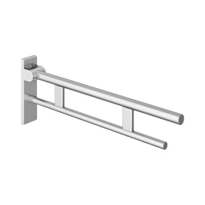 HEWI Duo 850mm Hinged Support Rail - Satin Stainless Steel 1 HEWI Duo 850mm Hinged Support Rail - Satin Stainless Steel