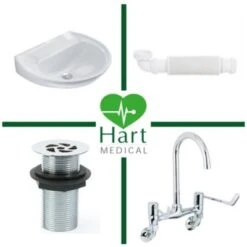 HART The Wall Fitted Nurses Handwash Pack - Premium Dualflow Tap