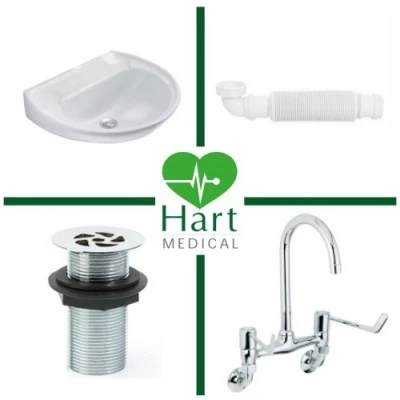 HART The Wall Fitted Nurses Handwash Pack - Premium Dualflow Tap 1 HART The Wall Fitted Nurses Handwash Pack - Premium Dualflow Tap