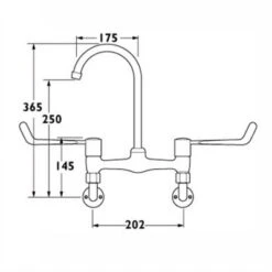 HART The Wall Fitted Nurses Handwash Pack - Premium Dualflow Tap 5 HART The Wall Fitted Nurses Handwash Pack - Premium Dualflow Tap -Bathroom Supplies Store hh gpp52