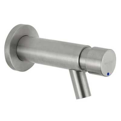 Timed Flow Stainless Steel Wall Bib Tap 1 Timed Flow Stainless Steel Wall Bib Tap