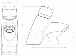 Hart Ultimate Timed Flow Basin Mixer -Bathroom Supplies Store mcm 20132
