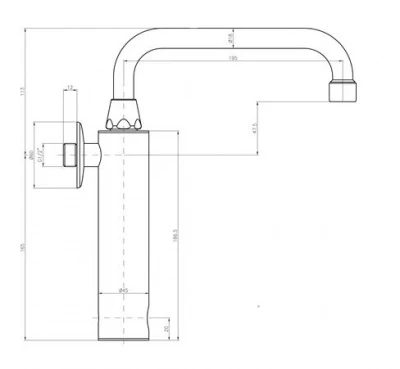 Hart Exposed Wall Sensor Tap 2 Hart Exposed Wall Sensor Tap - Image 2