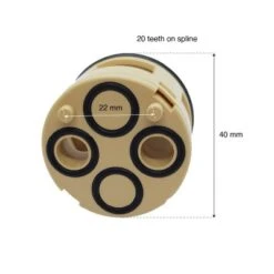 2 Way 40mm Shower Diverter Cartridge | Torrent Shower Diverter -Bathroom Supplies Store mv torcd2