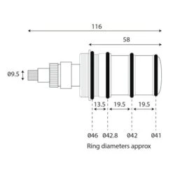 Unknown Universal 4 Seal Thermostatic Shower Cartridge 5 Unknown Universal 4 Seal Thermostatic Shower Cartridge -Bathroom Supplies Store sol20compatible20thermostatic20cartridge 32