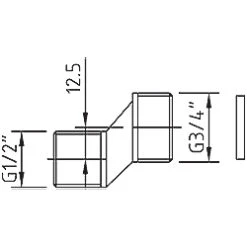 Unknown Adjustable Wall Fixings -Bathroom Supplies Store spares wallfixing2