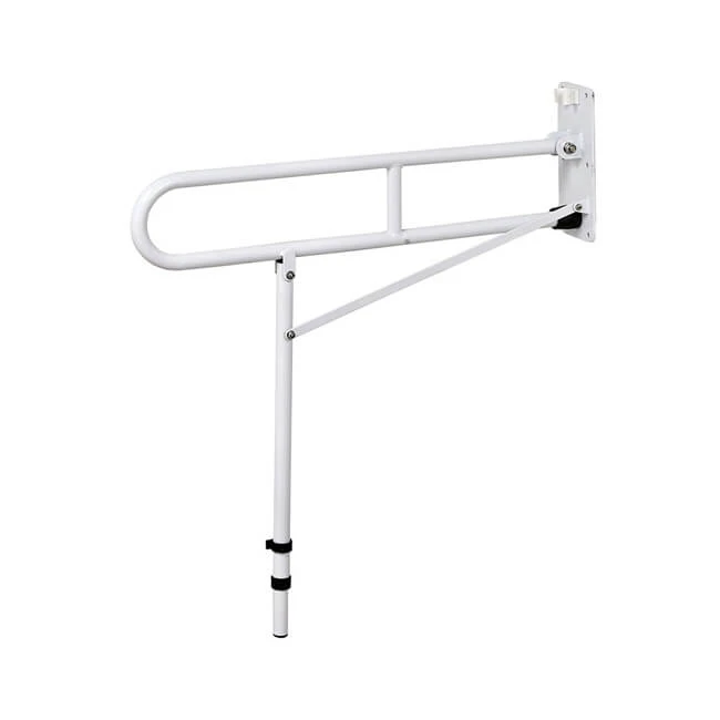 Extra Support Swing Arm Grab Rail - Adjustable Support Leg 1 Extra Support Swing Arm Grab Rail - Adjustable Support Leg